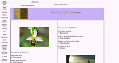 Desktop Screenshot of feuillesderoute.net
